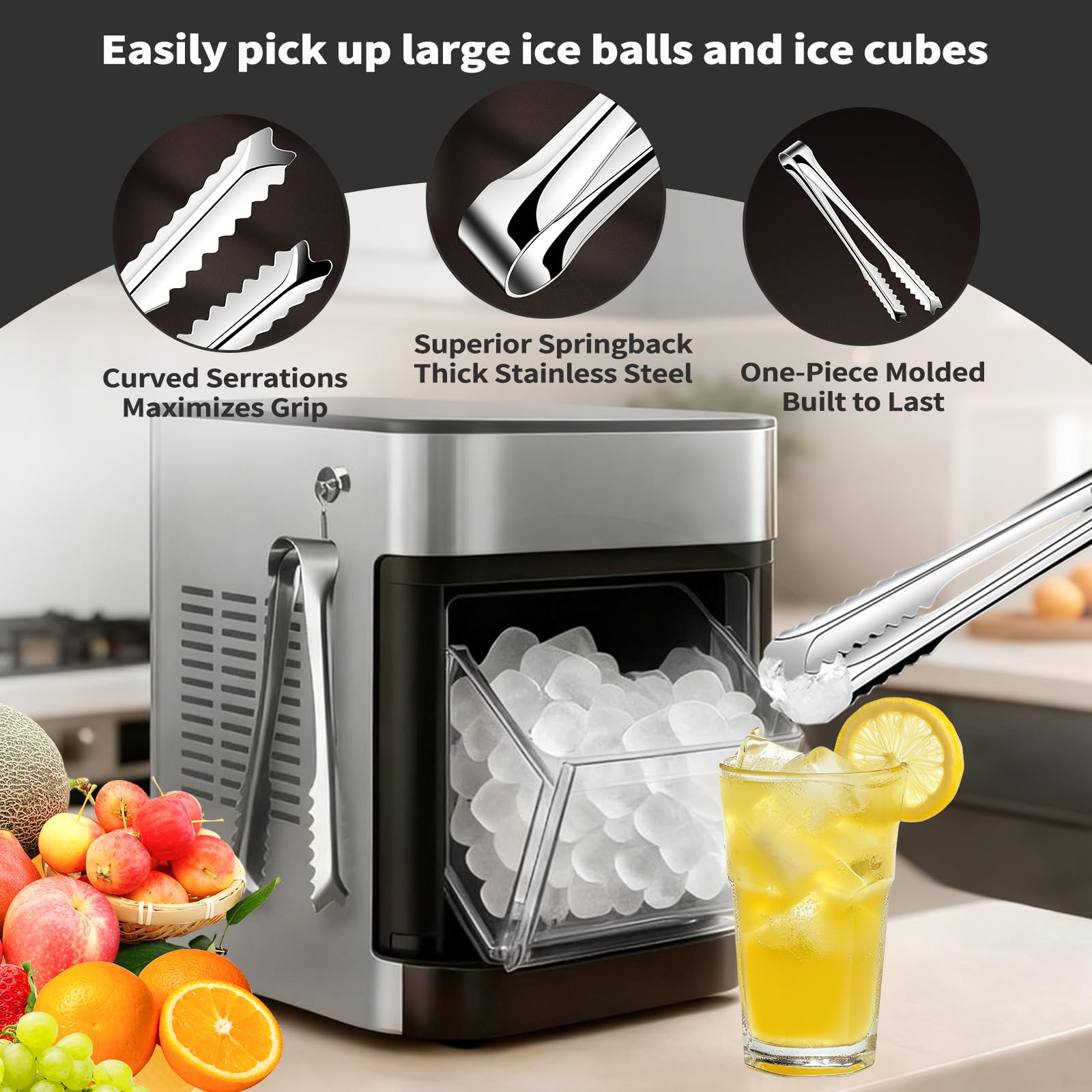 Lersaisfany tongs ready for Opal 2.0 compatibility for organized ice service