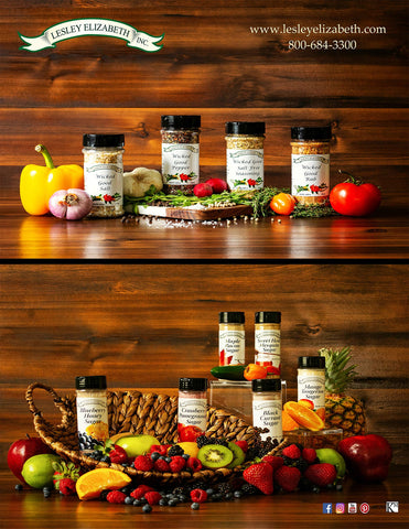 Lesley Elizabeth Wicked Good Salt kitchen scene spice cabinet staple for meals