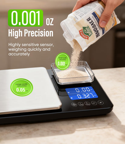 Letron mini-scale for precise spice and coffee measurements up to 1.1 lb.
