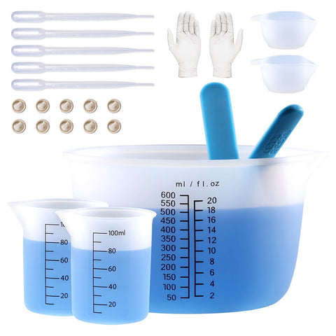 LETS RESIN 600ml dual-scale measuring cup for accurate resin dosing.