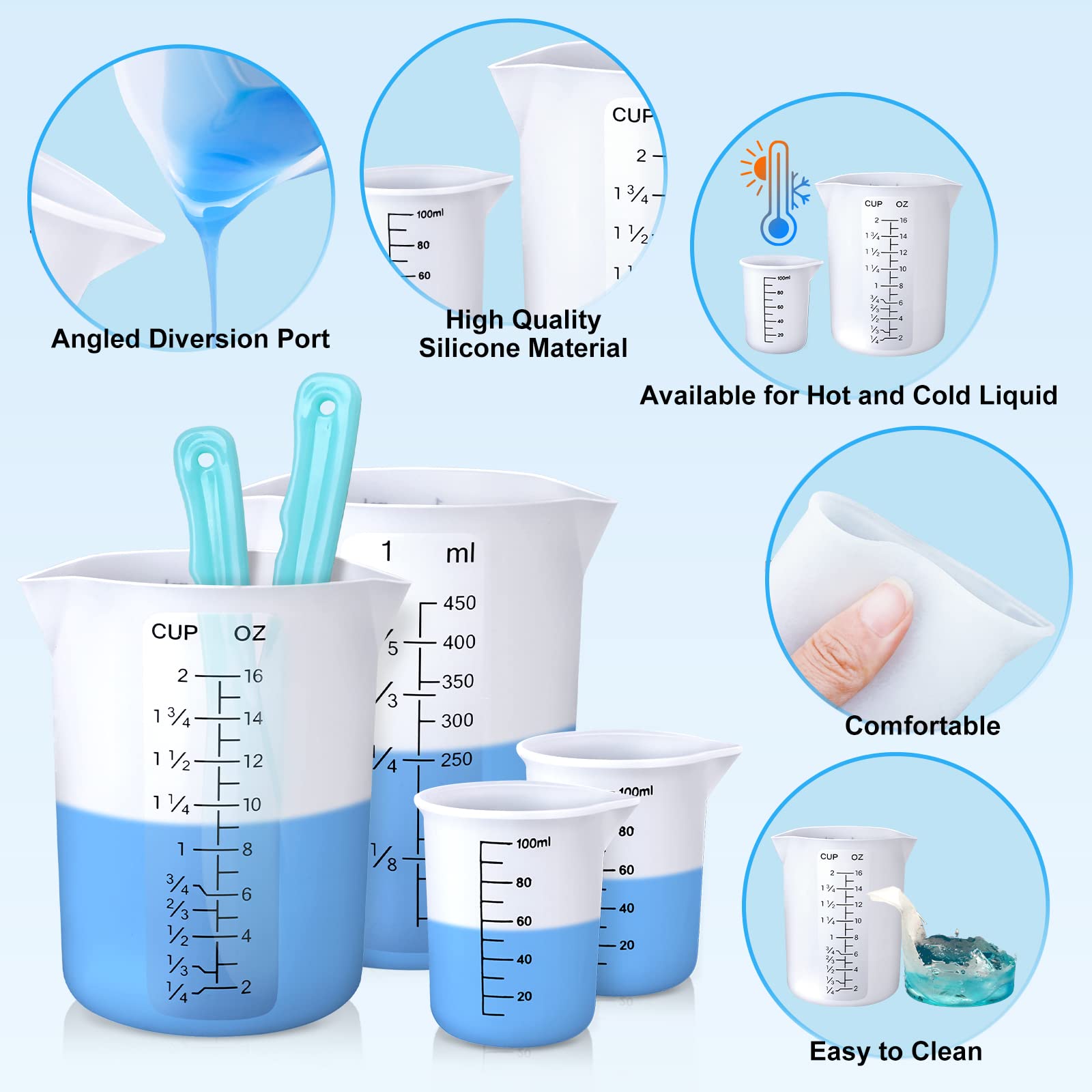 LET'S RESIN easy-clean design helps remove resin quickly after use.