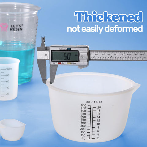 LETS RESIN silicone stirring stick for smooth, splatter-free mixing.