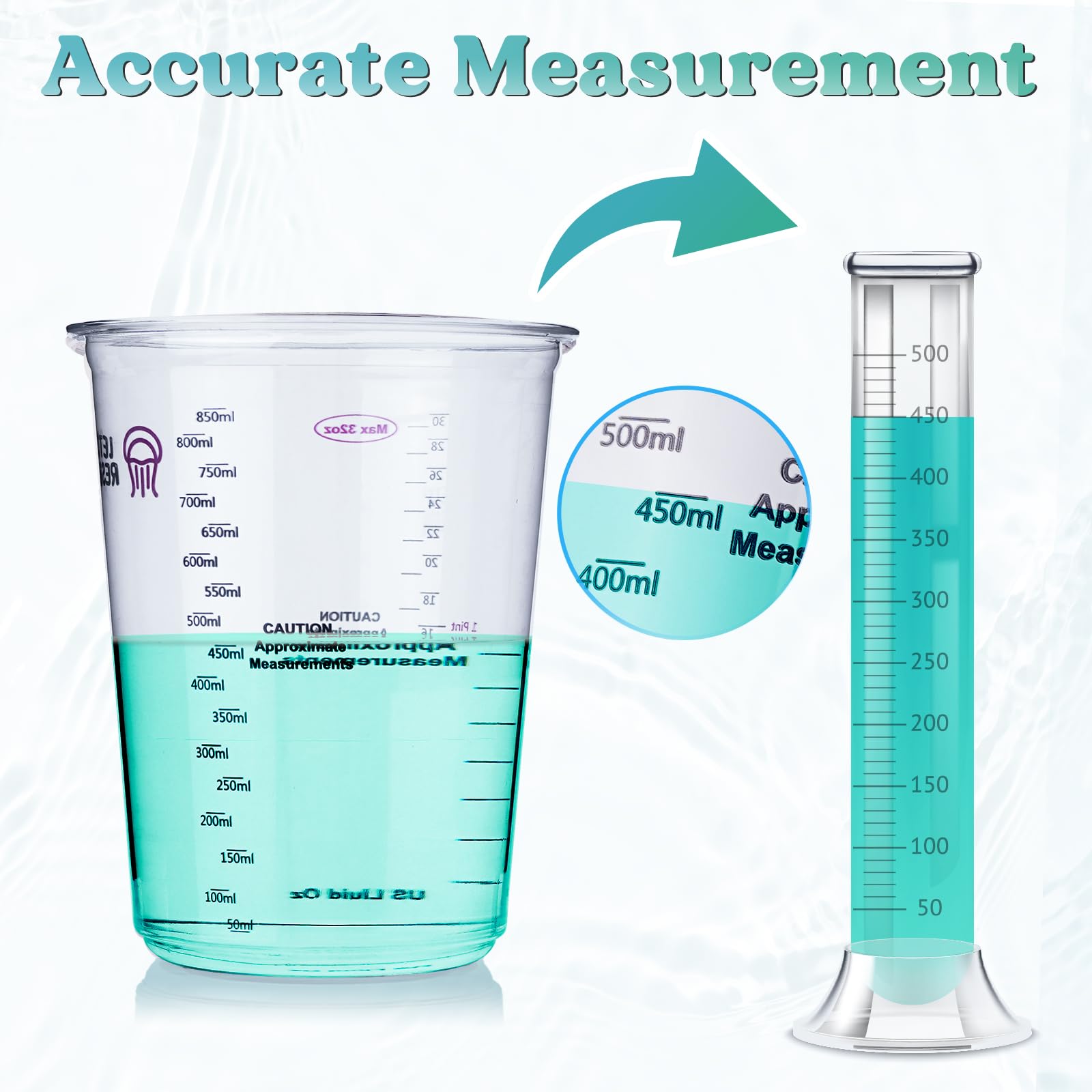 LET'S RESIN thick PET plastic cups offer durability and crack resistance.