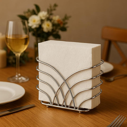 LEVIMETREE table napkin dispenser, modern design, keeps napkins neatly organized at dining tables.