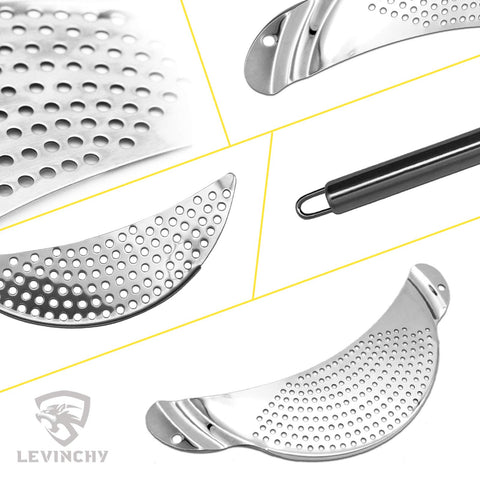 LEVINCHY strainer with double handles for safer, easy handling.