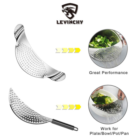 LEVINCHY over-pot tilt-and-drain feature for simple draining.