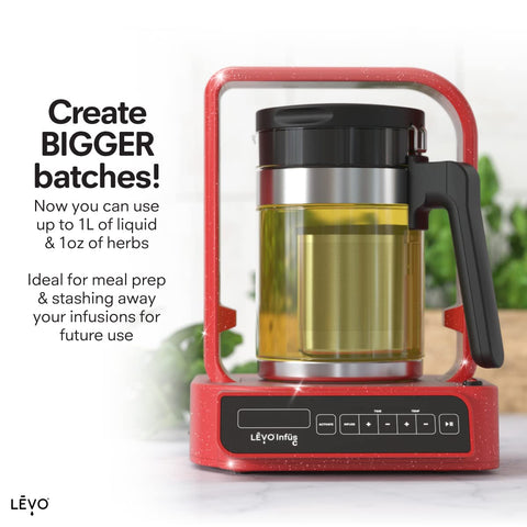 LEVO C decarbation and infusion process preserves natural aromas in each batch.