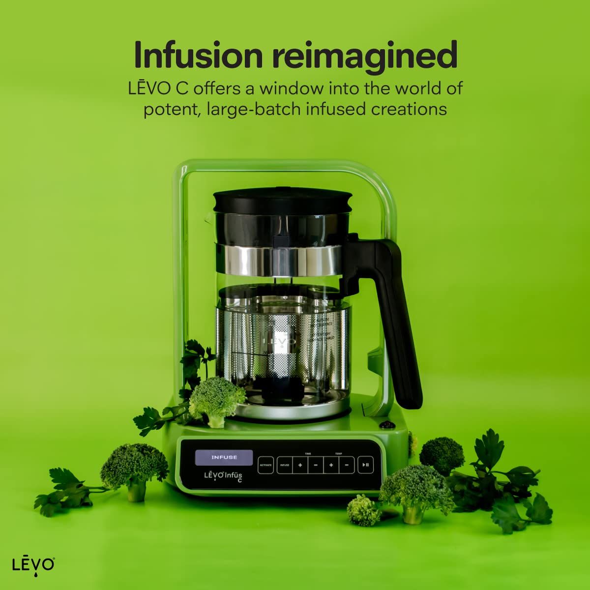 LEVO C premium, food-safe materials support safe, long-lasting home infusions.