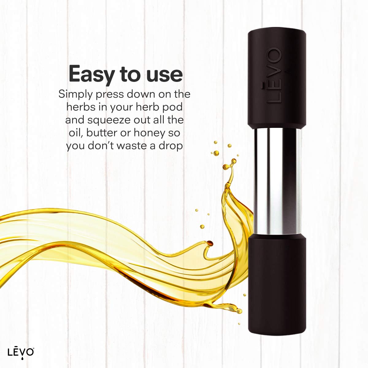 LEVO herb press is dishwasher-safe for quick cleanup.