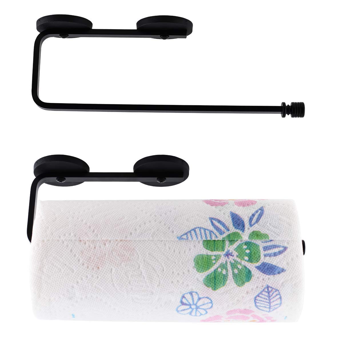 LEVOSHUA paper towel bar for stove keeps towels close at hand.