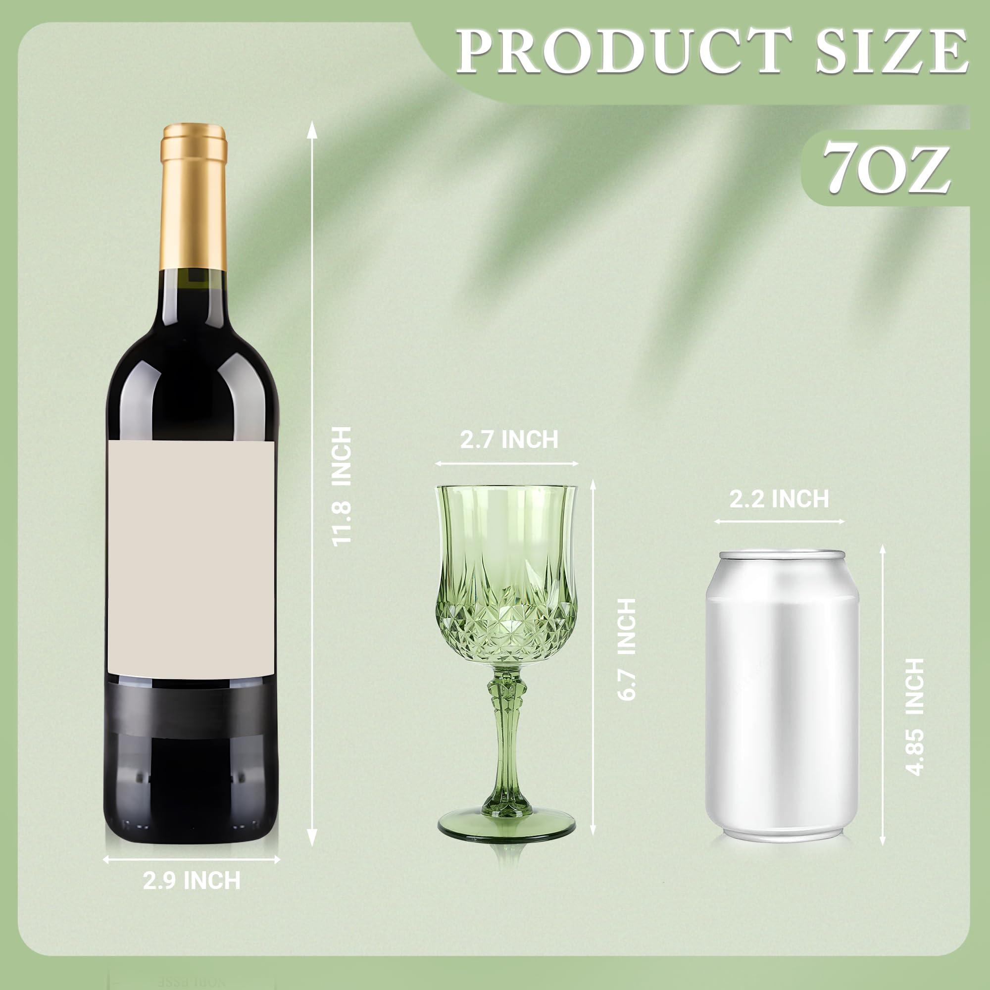 LEYIQU green plastic wine glasses close-up gloss highlights their durable shine for parties.