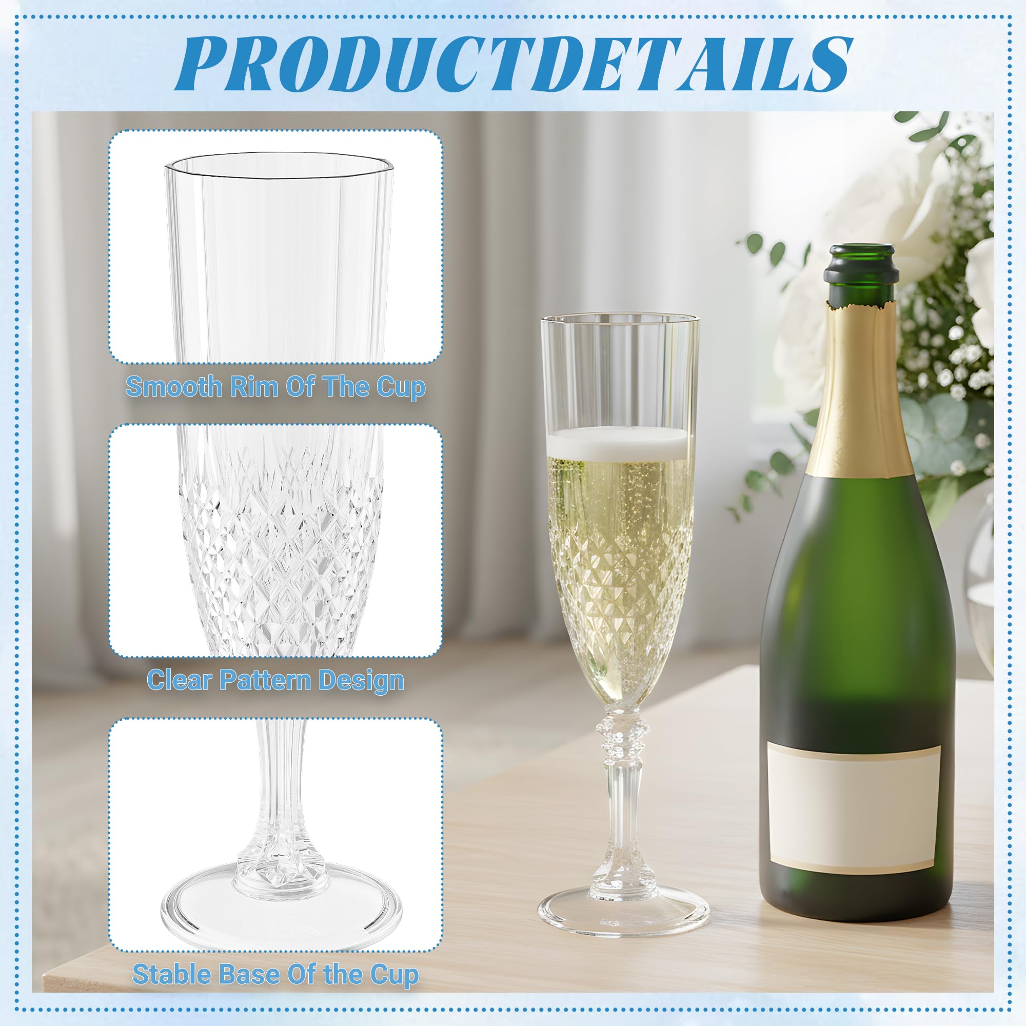 LEYIQU ideal for weddings and events with reusable elegance.