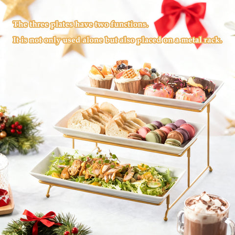 LYEOBOH dessert display keeps treats organized and accessible.