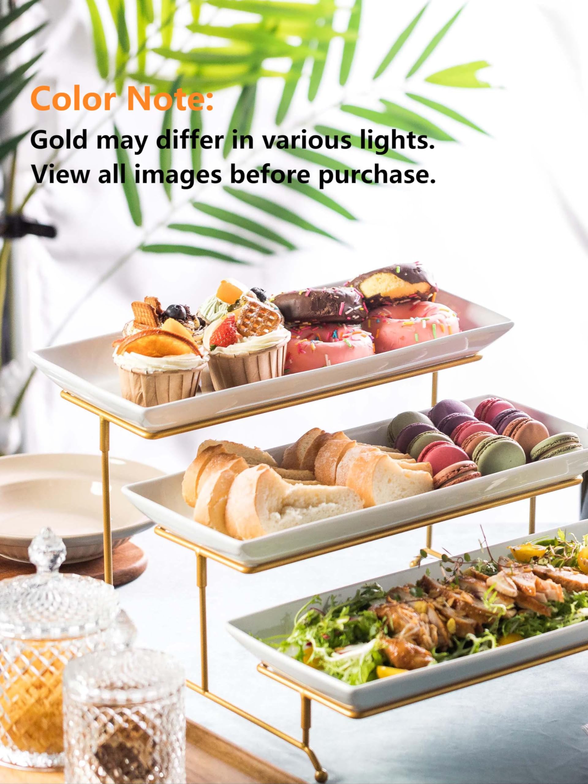 LYEOBOH finger-food tray helps guests serve themselves with ease.