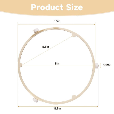 LEYURISE roller support wheel provides stable support under the turntable tray
