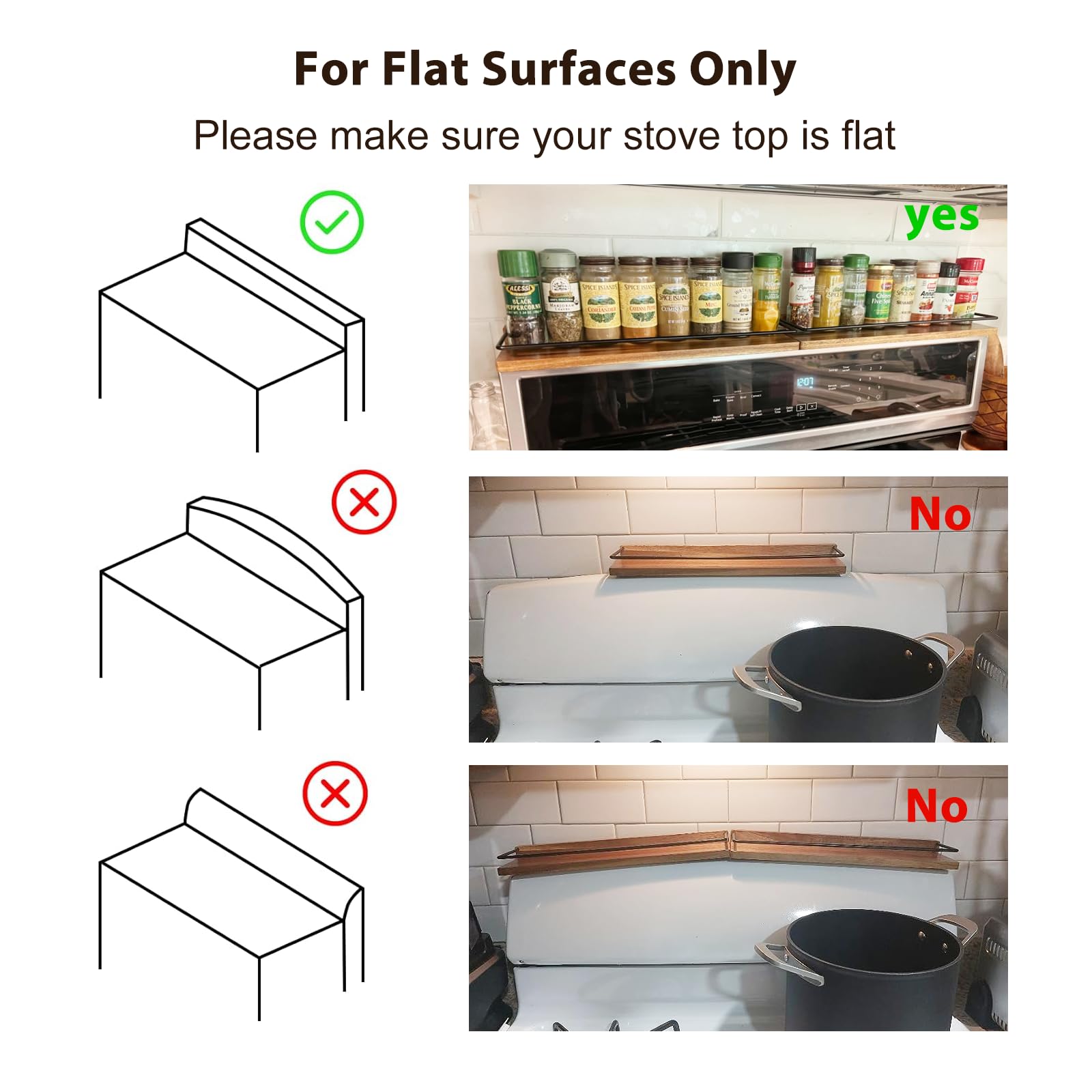 LFILONRO kitchen organization rack above stove saves counter space