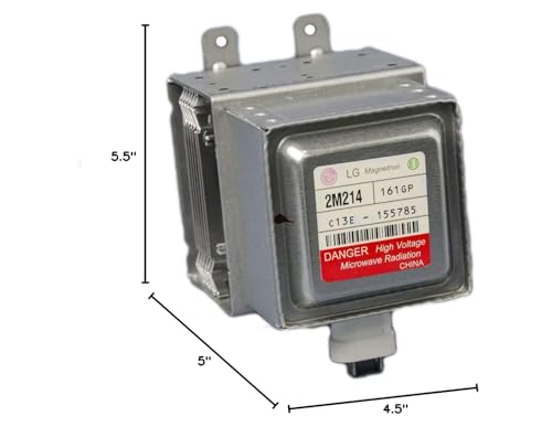 LG 6324W1A001L magnetron compatibility with multiple LG models for easy replacement.