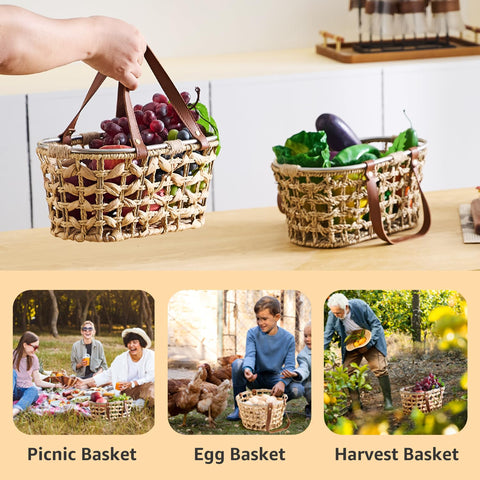 Compact LGENHOOM picnic basket ready for outdoor eating