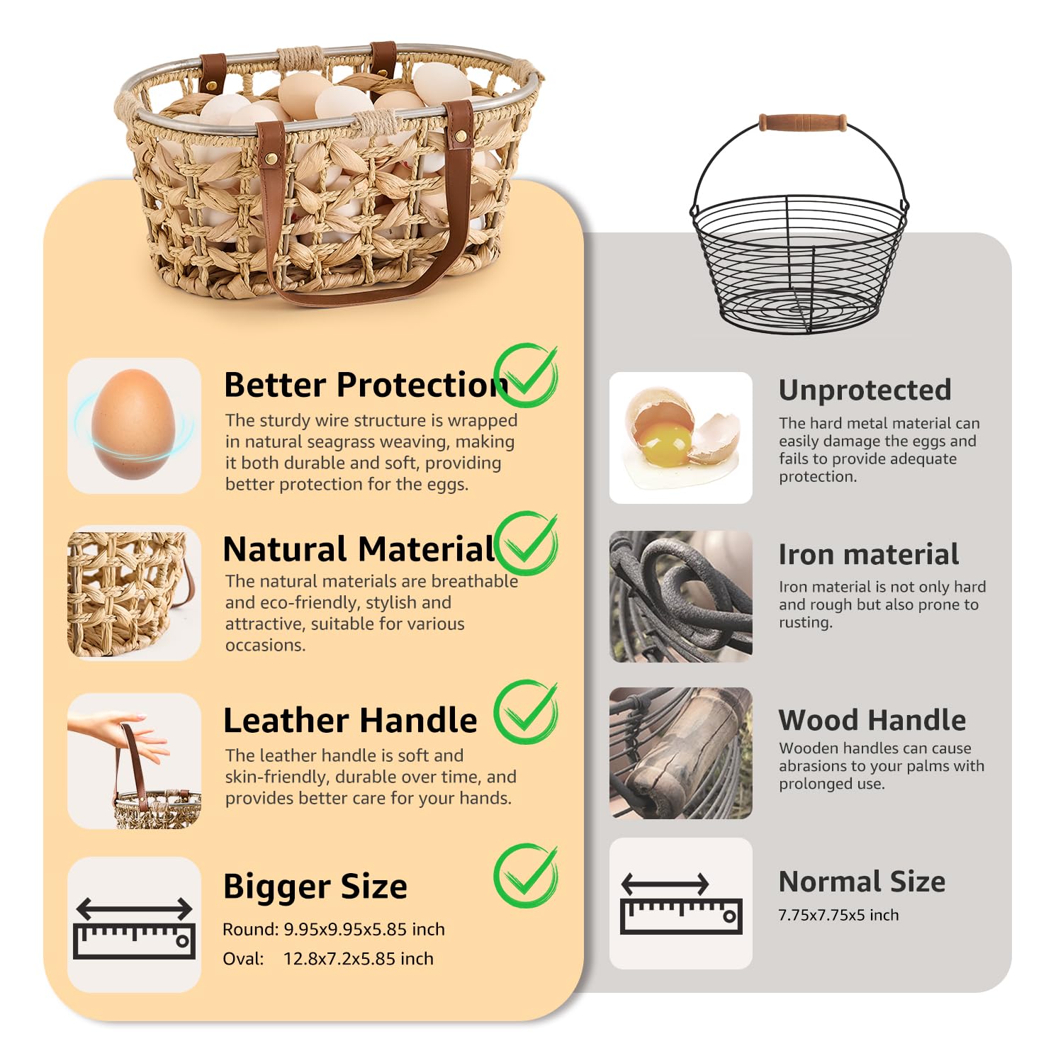 LGENHOOM storage basket organized in a kitchen setting