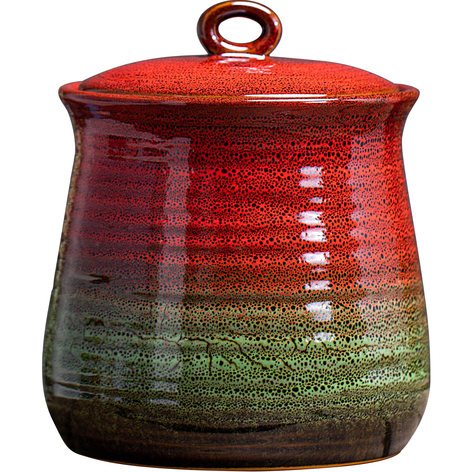LGQ 40oz cookie jar with lid keeps coffee beans fresh and aromatic.