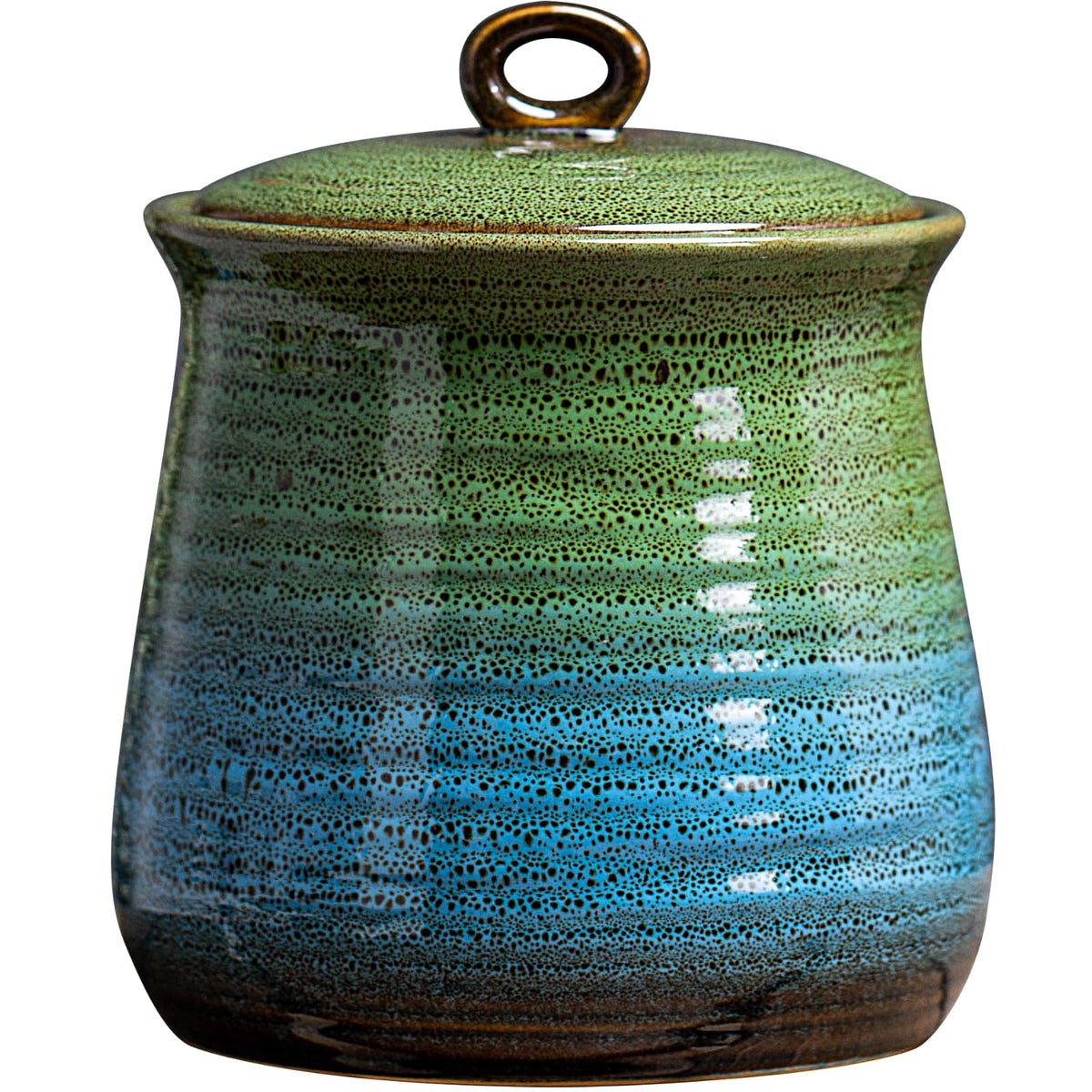 LGQ 40 oz cookie jar with lid for fresh coffee beans and pantry storage.