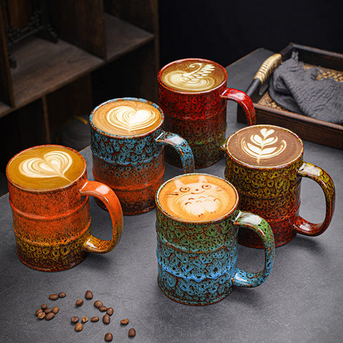 LGQ mug is dishwasher and microwave-safe for convenient cleaning and reheating.