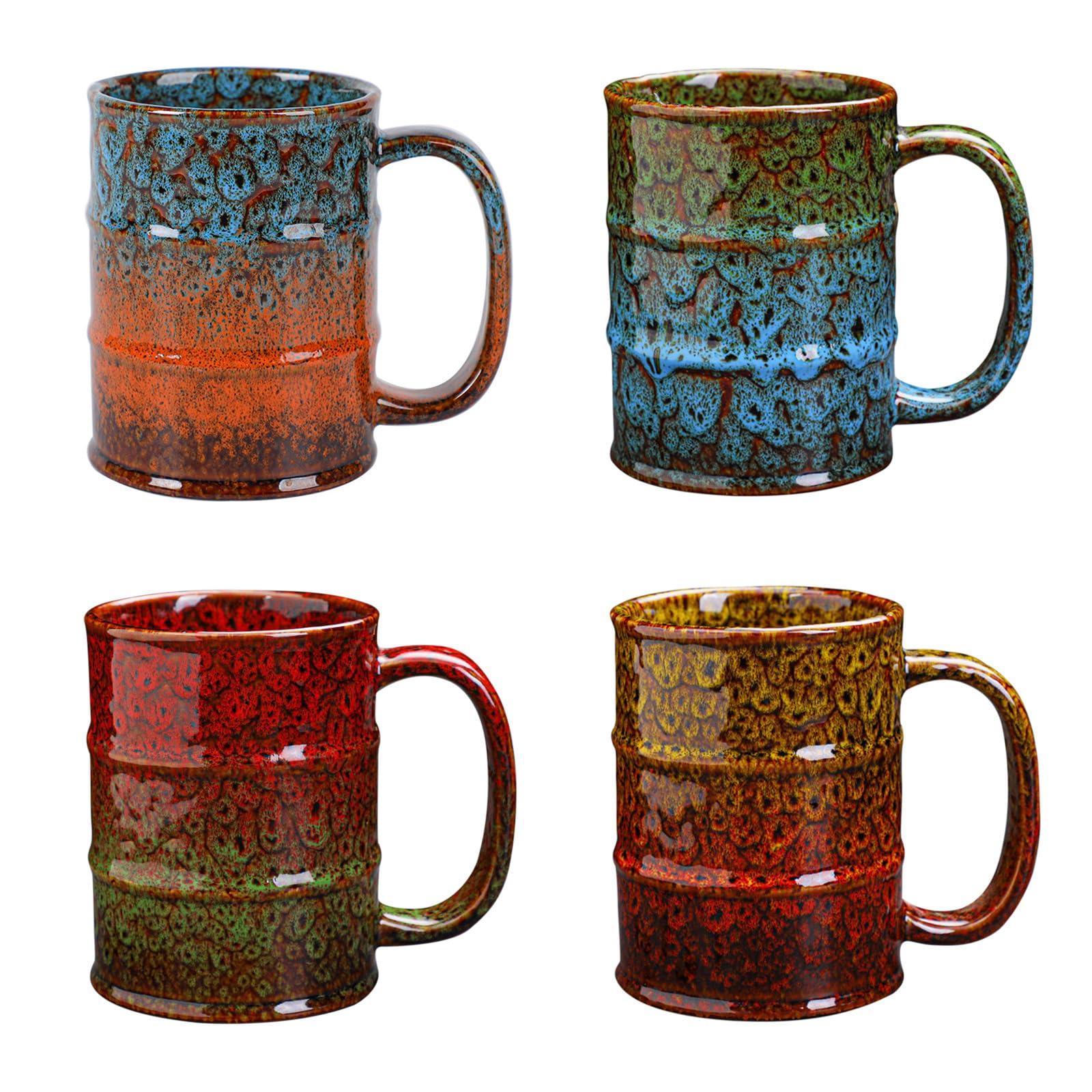 LGQ coffee mug with glazed ceramic finish and 20oz capacity for daily beverages.