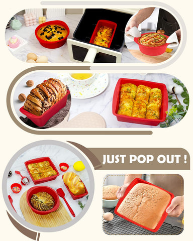 LGQUK bakeware is dishwasher-safe for effortless cleanup.