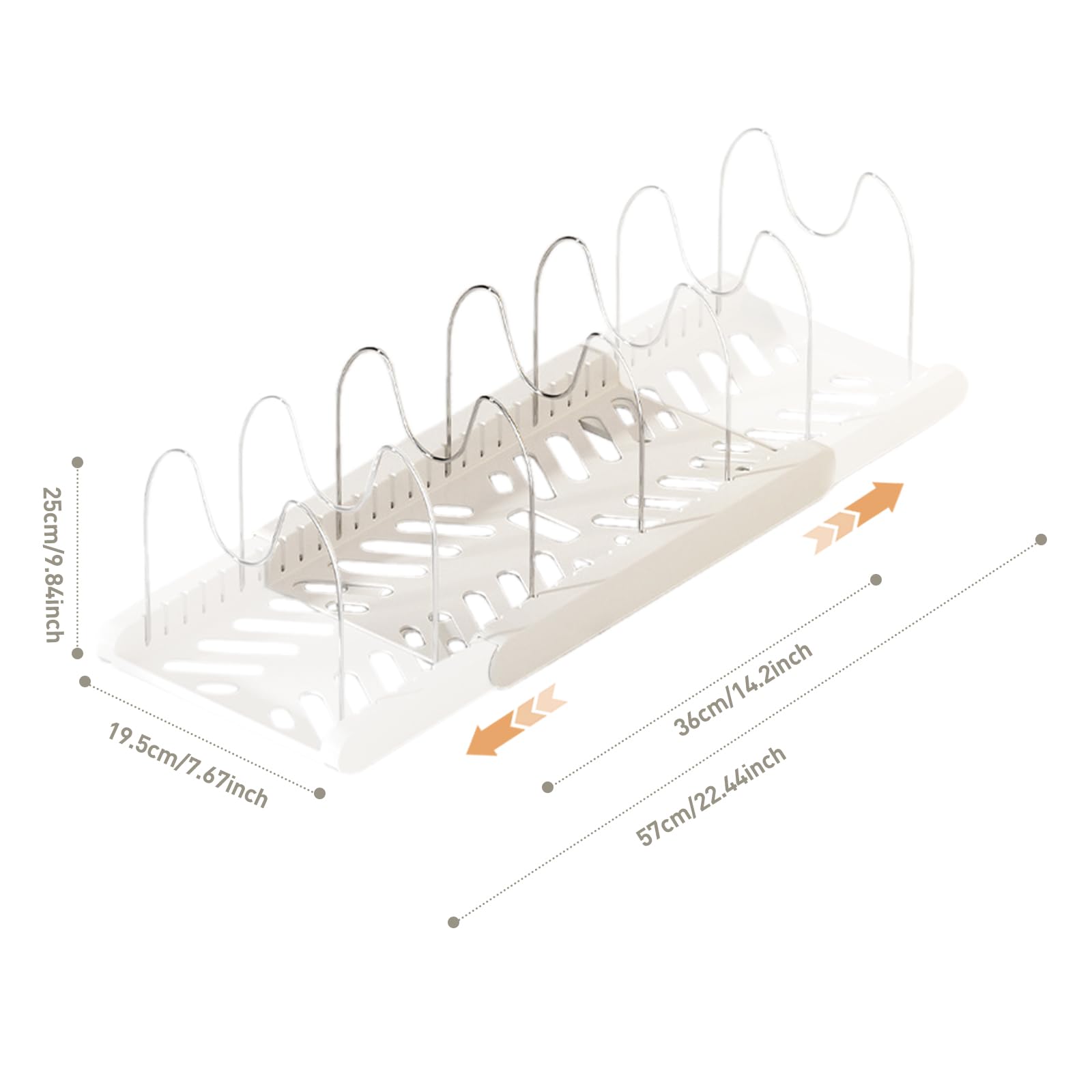Lhieiayh tool-free assembly with adjustable dividers for quick setup.