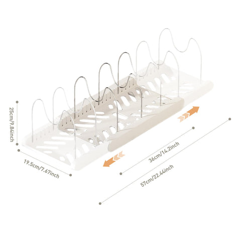Lhieiayh tool-free assembly with adjustable dividers for quick setup.
