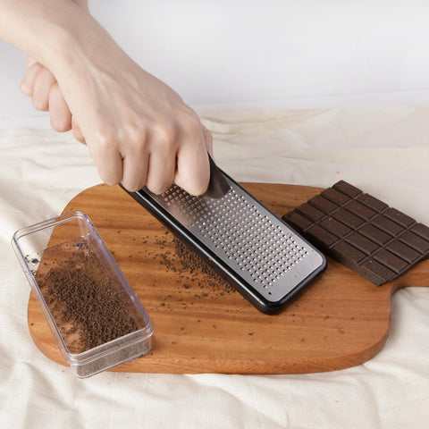 LHS Dishwasher Safe design simplifies cleanup after zesting and grating tasks.