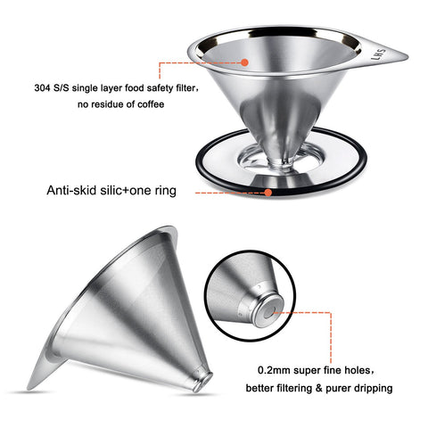 LHS easy-clean filter shown rinsed and dishwasher-safe