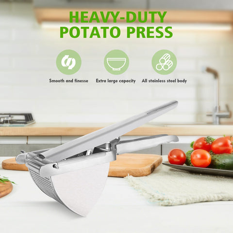 LHS multi-function vegetable ricer for potatoes, carrots, cauliflower, and more