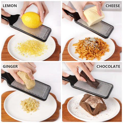 LHS Nutmeg Chocolate Grater adds aromatic dustings for desserts and finishes.