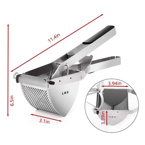 LHS rust-resistant stainless steel keeps its shine in daily kitchen use.