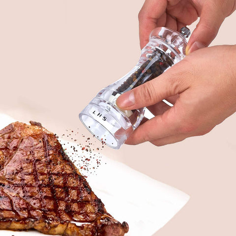 LHS Salt Shaker refillable design allows quick topping.