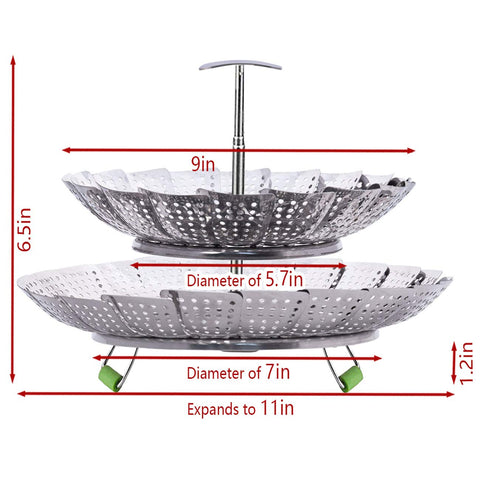 LHS Steamer Basket is a versatile kitchen helper for daily meals.