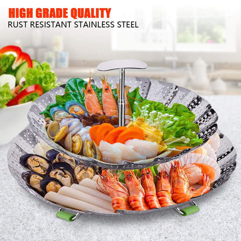 LHS Steamer Basket doubles as a veg and fruit basket.