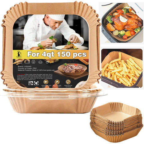 LHSHAD air fryer liner with 8-inch top for fast, tidy prep.