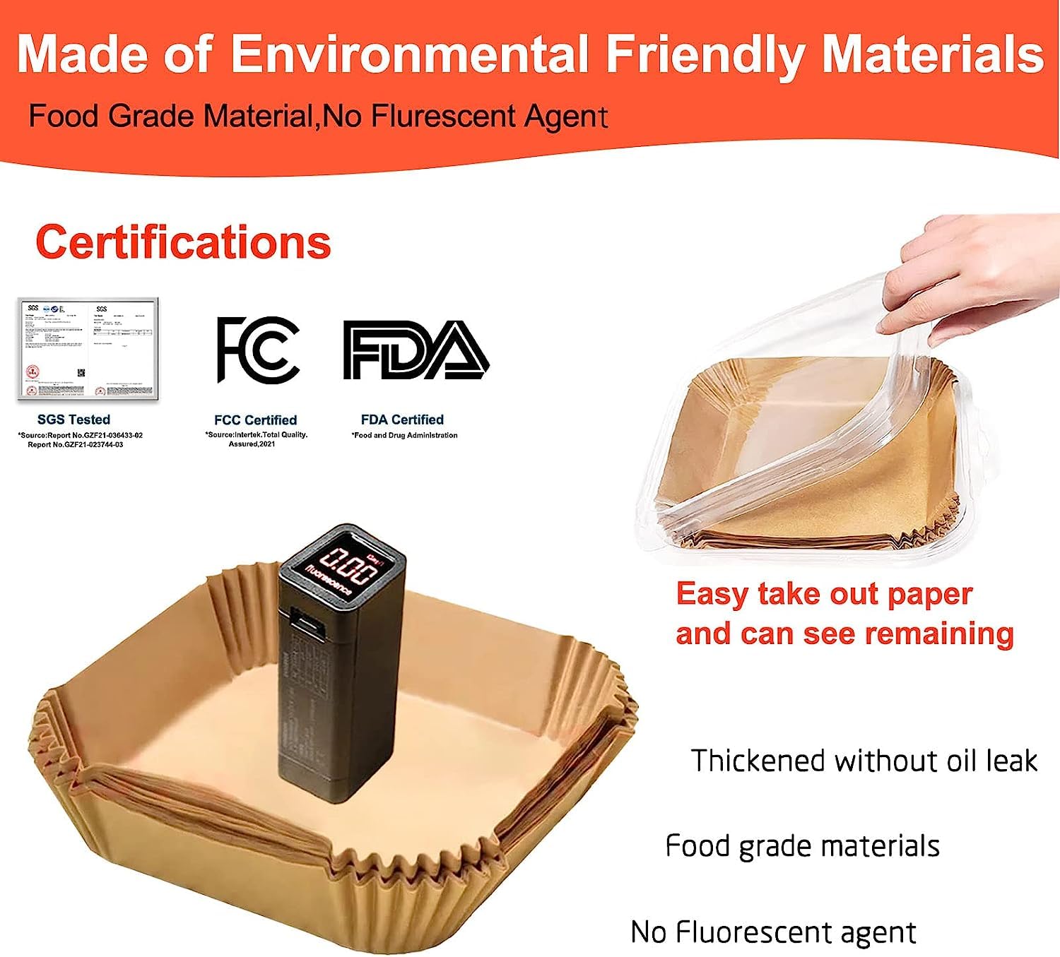 LHSHAD non-stick coating enables effortless food release and cleanup.