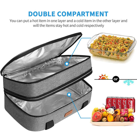 LHZK durable 600D oxford fabric withstands transport to potlucks and picnics