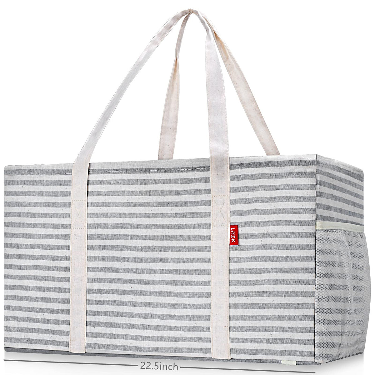 LHZK utility tote with stand-up design for easy loading.