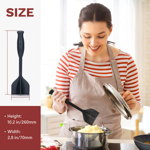 Li Zhao heat-resistant nylon masher safe up to 430F for versatile cooking