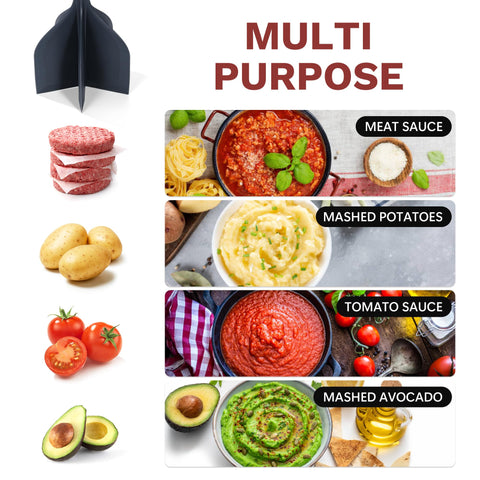 Li Zhao meat masher with nylon body and non-slip handle for stable operation