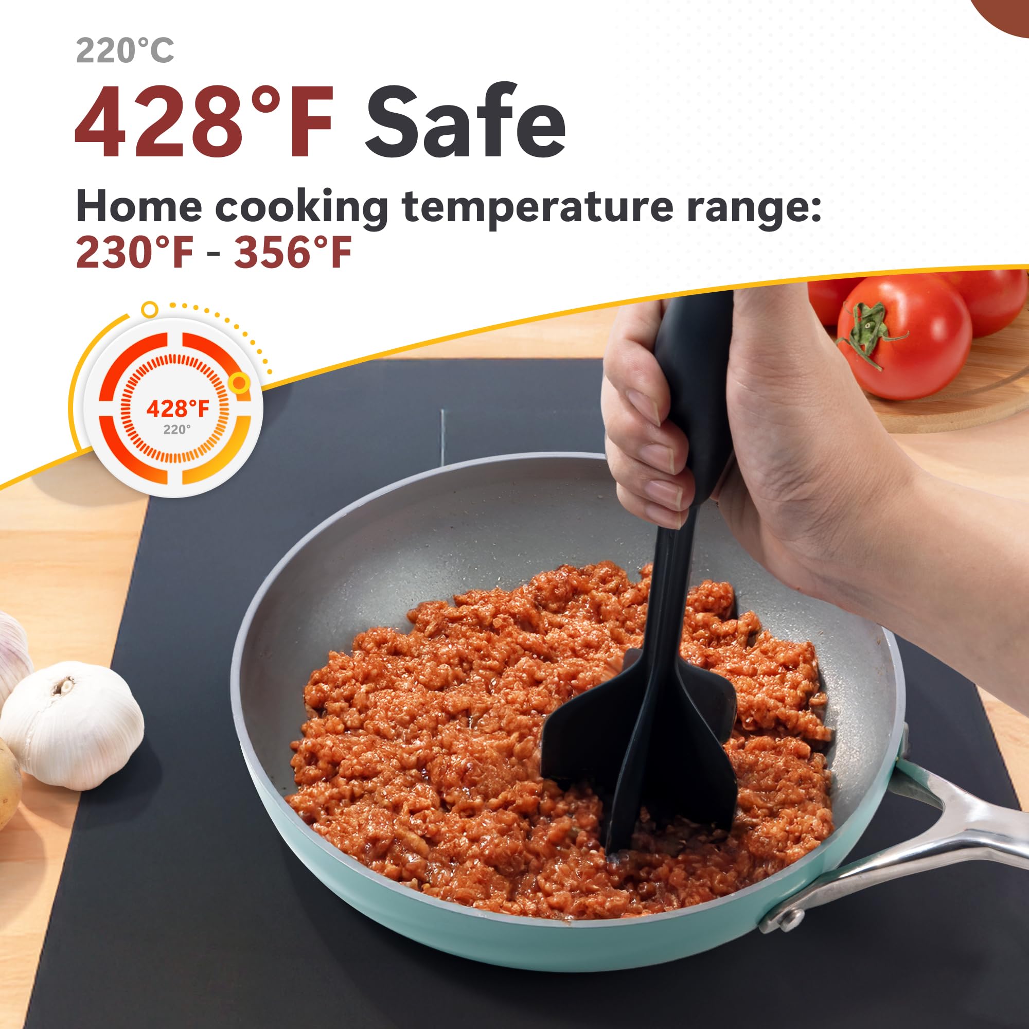 Li Zhao chopper with smooth non-stick surface for easy cleaning