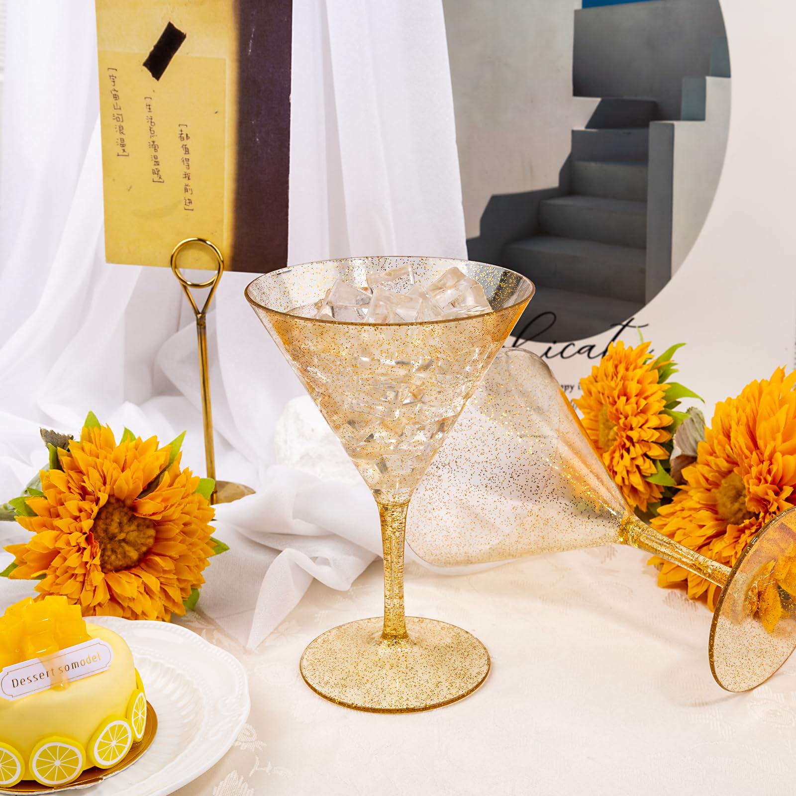 Liacere 11oz plastic goblets offer easy cleanup and versatile use.
