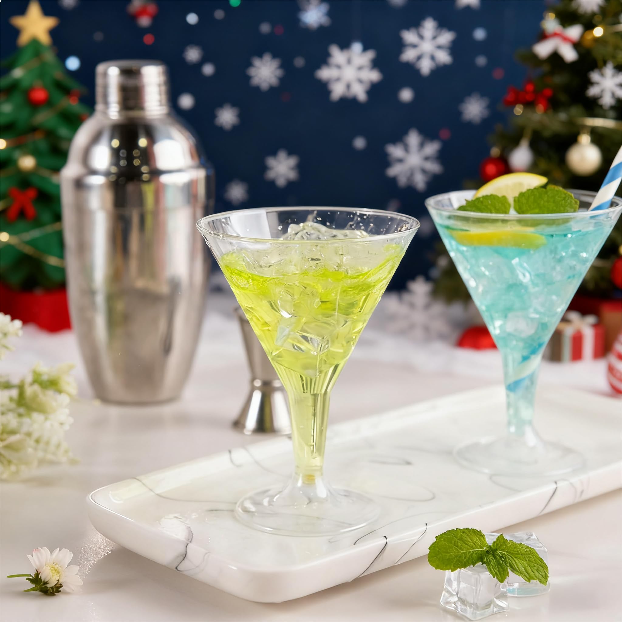 Liacere 6.25oz cocktail glasses suitable for martinis and margaritas