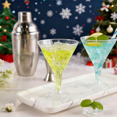 Liacere 6.25oz cocktail glasses suitable for martinis and margaritas