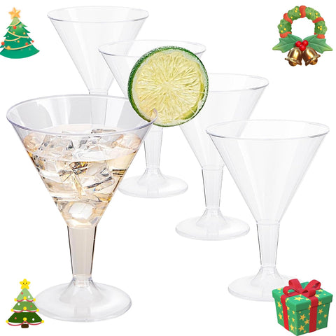 Liacere clear martini glasses in a 24-pack for elegant cocktail presentation