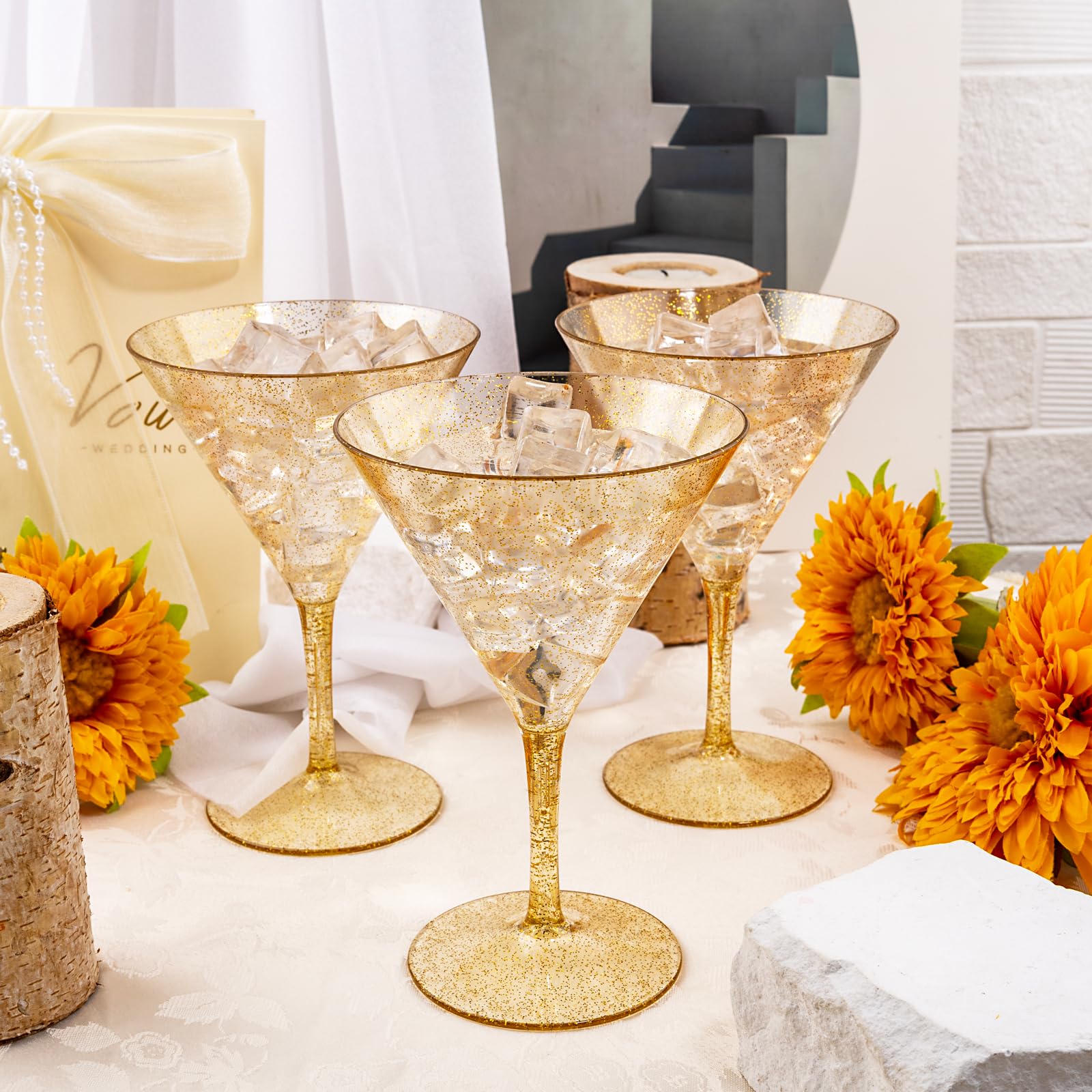 Liacere lightweight durable martini glasses perfect for indoor-outdoor entertaining.